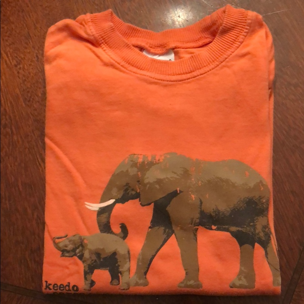 Keedo orange long sleeved shirt